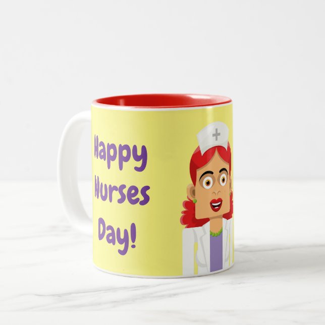 Enfermera Zweifarbige Tasse (Vorderseite Links)