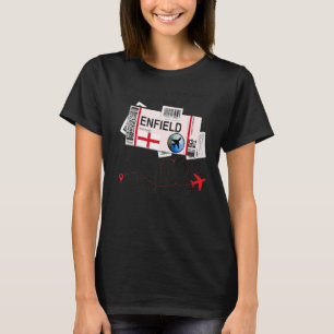 Enfield Girl Enfield Boarding Pass Enfield T-Shirt