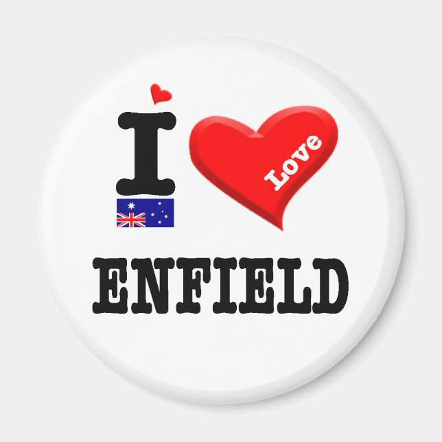 ENFIELD - I-Liebe Magnet (Vorne)