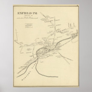 Enfield PO, Grafton Co Poster