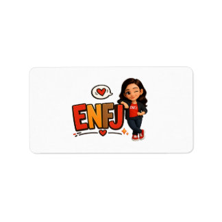 ENFJ ADRESSAUFKLEBER