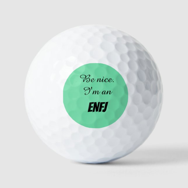 ENFJ Golf Balls Golfball (Vorderseite)
