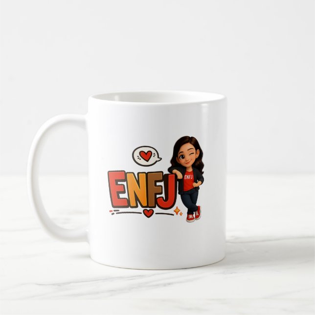 ENFJ KAFFEETASSE (Links)