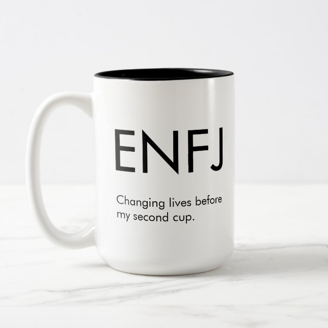 ENFJ Leben ändern Tasse Geschenk (Links)