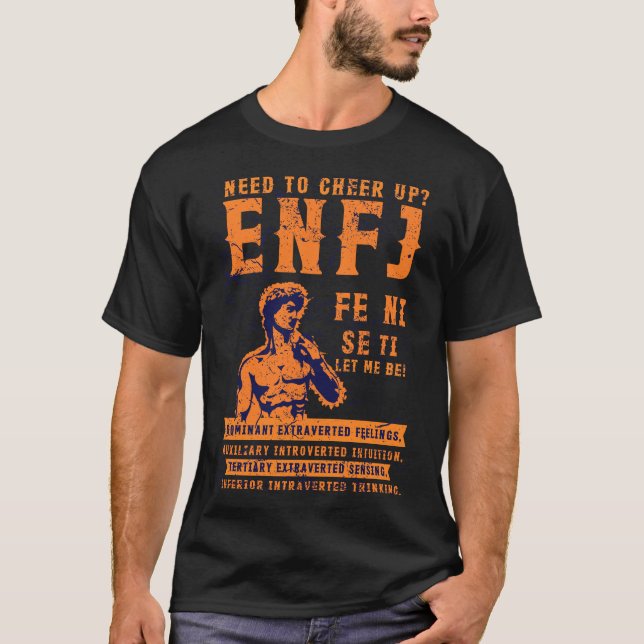 ENFJ Persönlichkeitsgeschenke und Ausrüstung für d T-Shirt (Vorderseite)