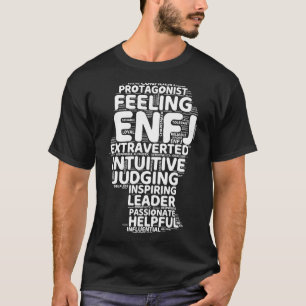 ENFJ Protagonist Funny Extrovert Persönlichkeit Re T-Shirt