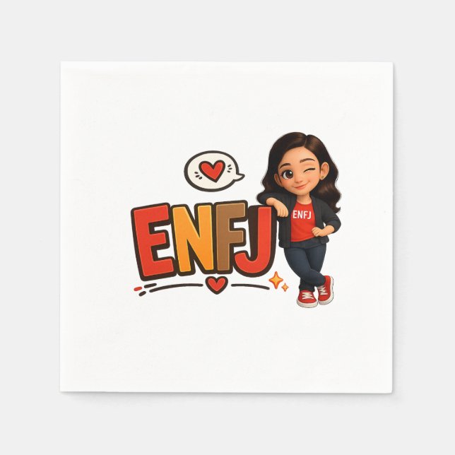 ENFJ SERVIETTE (Vorderseite)