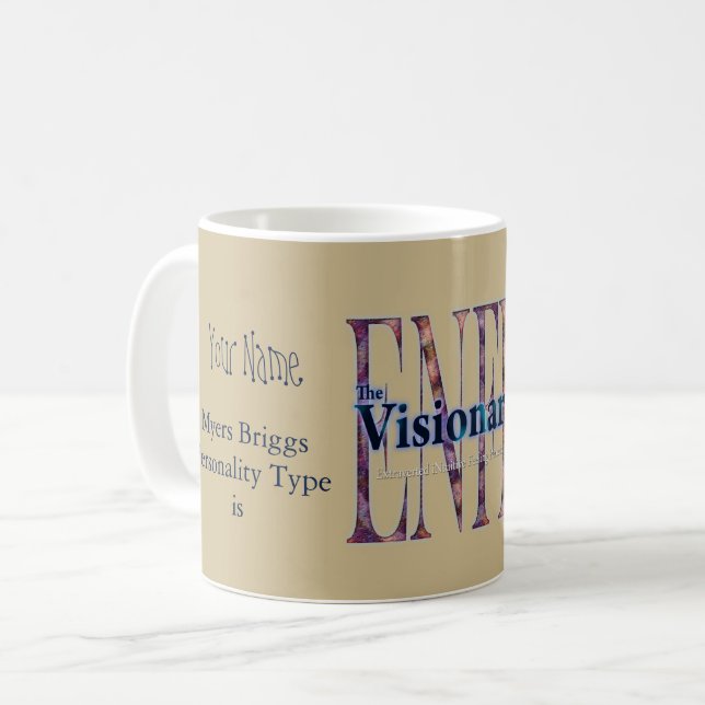ENFP theVisionary Kaffeetasse (Vorderseite Links)