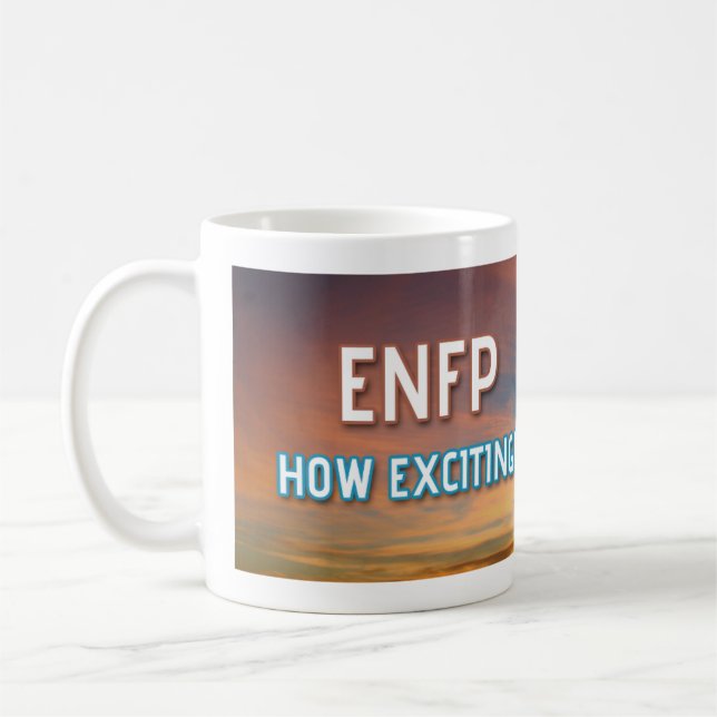 ENFP "wie das Aufregen" Tasse im Ballon aufsteigt (Links)