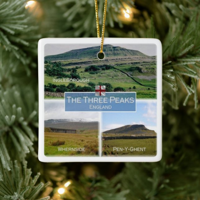 ENG003 DALES NATIONAL PARK, Yorkshire, Keramikornament (Baum)