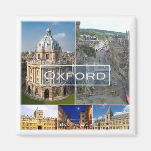 ENG020 OXFORD, England, Europa, Kühlschrank Magnet