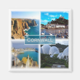 ENG028 CORNWALL, England, Europa, Kühlschrank Magnet