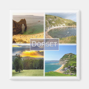 ENG037 DORSET, England, Europa, Kühlschrank Magnet