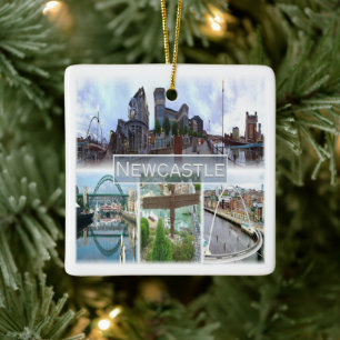 ENG047 NEWCASTLE, England, Europa, Keramikornament