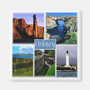 ENG055 THE ORKNEY INSELN ORKNEYS, England, Kühlsch Magnet