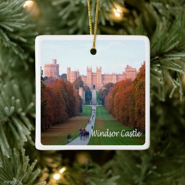 ENG062 WINDSOR CASTLE, England, Keramikornament (Baum)