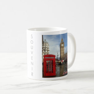 ENG063 LONDON BIG BEN, Doppeldecker-Bus, Kaffeetasse