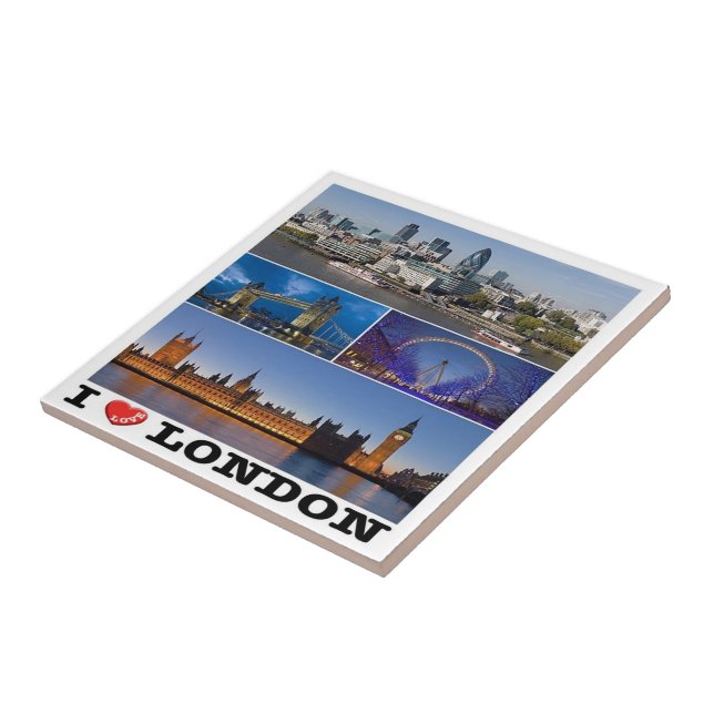 ENG065 LONDON "I LIEBE", England, Fliese (Seite)