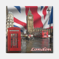 ENG082 BIG BEN, DOPPELDECKERBUS, Kühlschrank