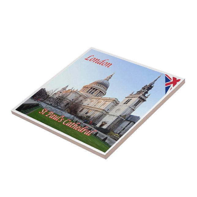 ENG083 LONDON SAINT PAUL CATHEDRAL, FLIESE (Seite)