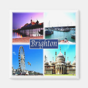 ENG098 BRIGHTON, England, Europe, Fridge Magnet