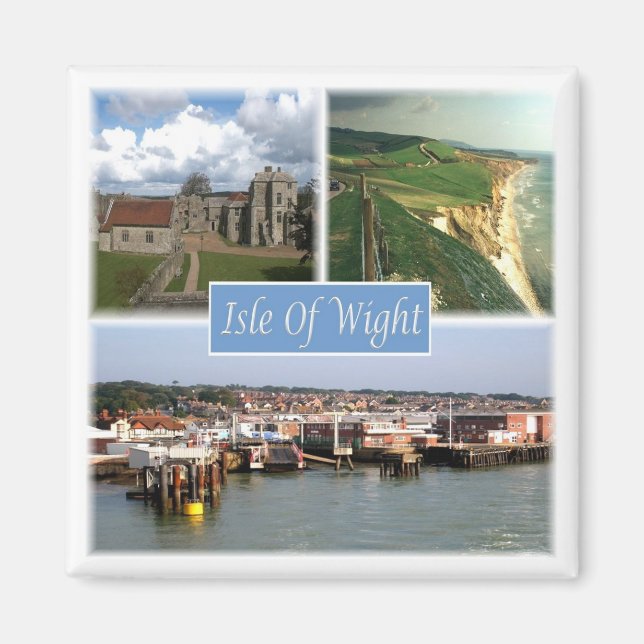 ENG101 ISLE OF WIGHT. England, Europa, Kühlschrank Magnet (Vorne)