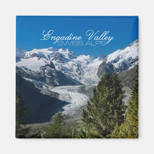 Engadinertal Foto Schweizer Alpen Souvenirmagnete Magnet