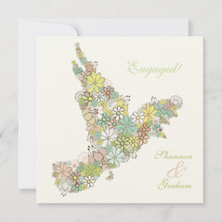 Engagement Party Bloom Love Bird Custom-Einladung Einladung