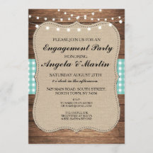 Engagement Party Lights Aquamariner Karo Wood Einl