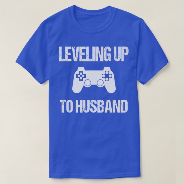 Engagement Tshirt for Groom Video Game Lovers  (Design vorne)