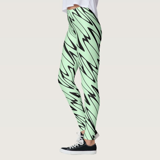 Engagieren der Minze Grün Leggings (Links)