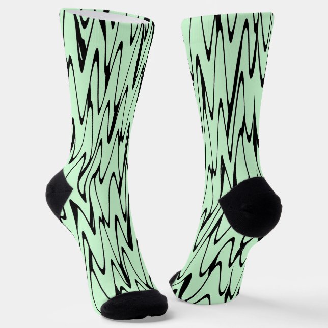 Engagieren der Minze Grün Socken (Gewinkelt)