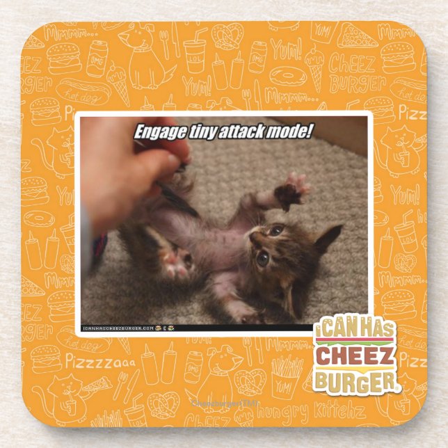 Engagieren Sie sich kleinen Angriffsmodus! Untersetzer (Vorderseite)