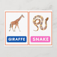 Engagierende Wildtier-Flashcards ,Panda,Koala,Schl
