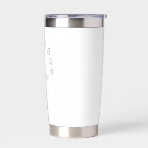 Engagierte zukünftige Mrs. Tumbler personalisierte Thermobecher