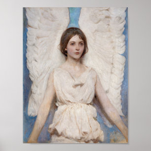 Engel (1887) Gemälde von Abbott Handerson Thayer Poster