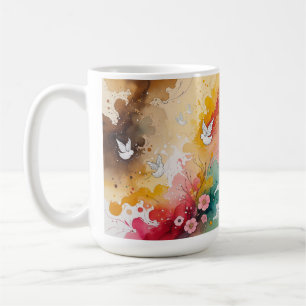 Engel abstrakt kaffeetasse