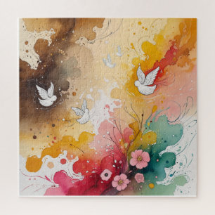 Engel abstrakt puzzle