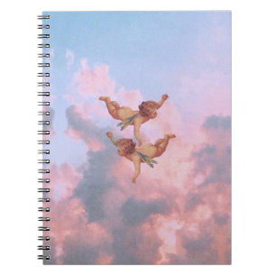 Engel am Himmel Notizblock