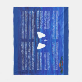 Engel an Arbeits-heilender Musik-Kunst Fleecedecke