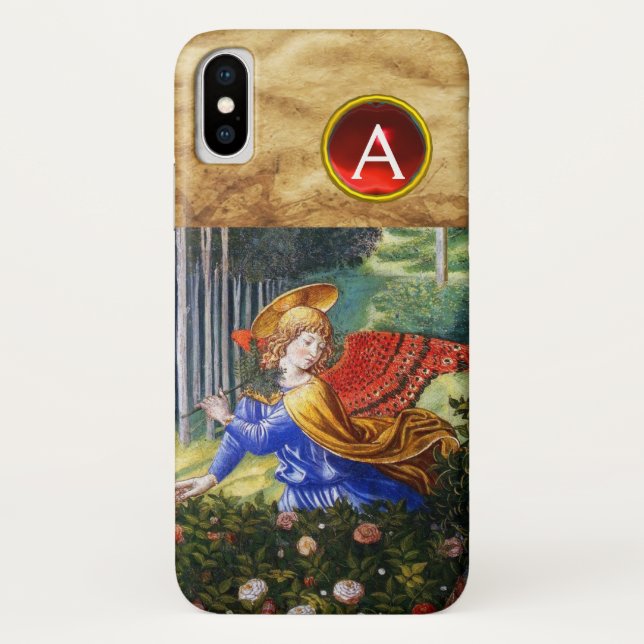 Engel Ansammlung Blume, Heaven Landscape Monogram Case-Mate iPhone Hülle (Rückseite)