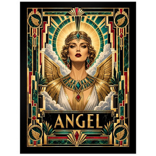 Engel, Art Deco Mythisch Postkarte