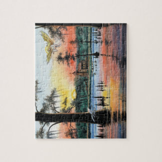 Engel auf dem Bayou Puzzle