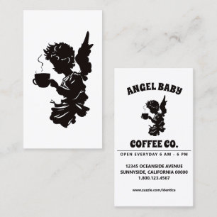 Engel Baby Kaffeeunternehmen Visitenkarte