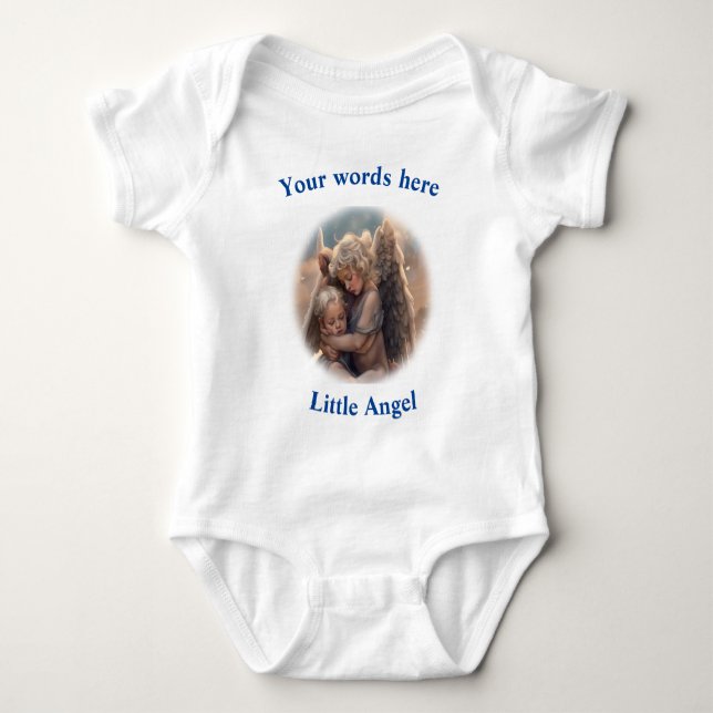Engel Baby Strampler (Vorderseite)