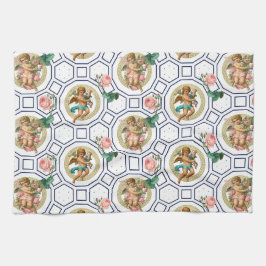 Engel, Barock, Rokoko, Vintag, Geschirrtuch