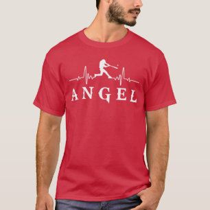 Engel Baseball Herzschlag für Baseballspieler und T-Shirt