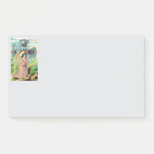 Engel beim Gebet Post-it Klebezettel