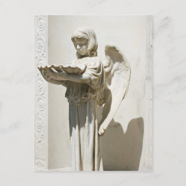 Engel beten Savannah Georgia Postkarte (Vorderseite)