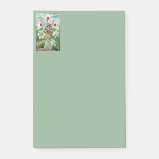 Engel betend post-it klebezettel (Vorderseite)